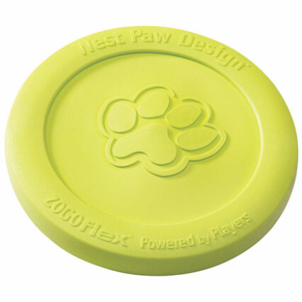 West Paw® Zogoflex Green Zisc Disc Synthetic Rubber Frisbee