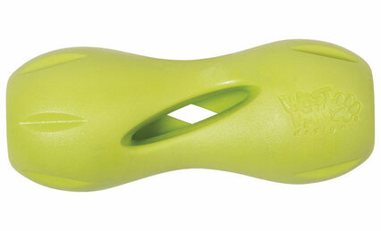 West Paw® Zogoflex Green Qwizl Synthetic Rubber Dog Treat Toy