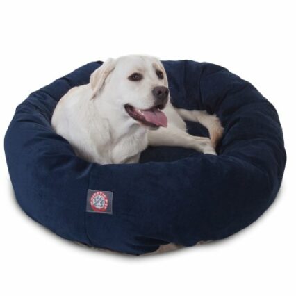 Majestic Pet® 40 in. Villa Donut Pet Bed, Navy